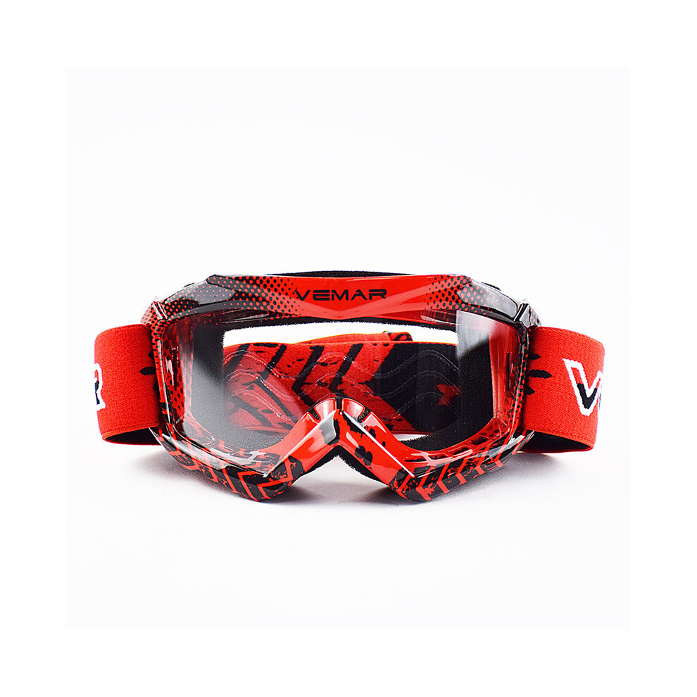 (Clear) Motorcycle Glasses Windproof Motocross Goggles Kids Ski Goggle Moto Goggles 9487227309115