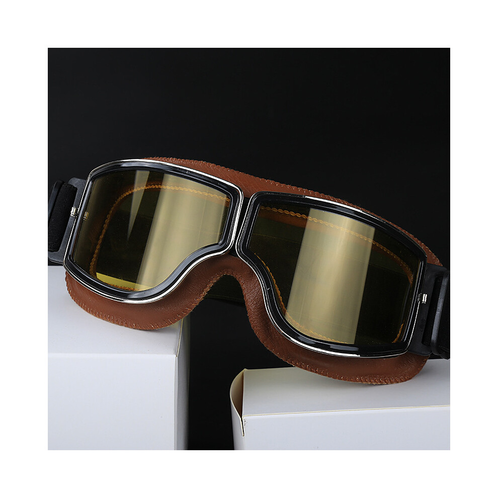 Photos - Motorcycle Goggles / Face Mask MAXPOWER (7)  Newest -Style Leather Goggles Vintage Motorcycle Goggles Vintage  2018