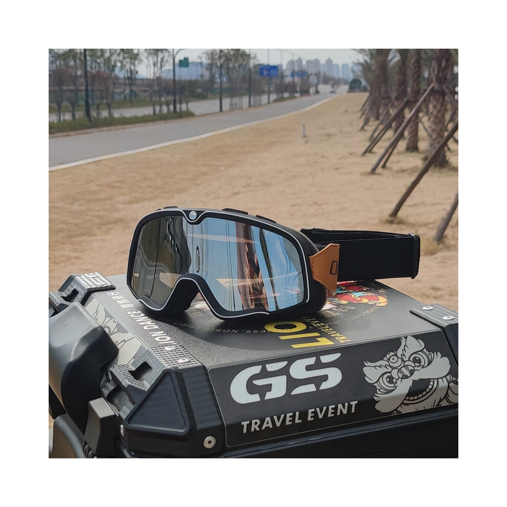 (5) Motorbike Goggles Adult Motorcycle Biker Glasses For The Men Women Motorbike 9487227310838