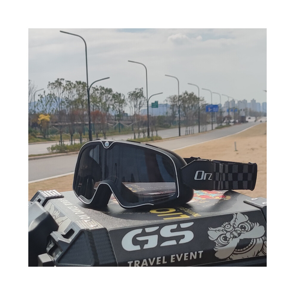 (1) Motorbike Goggles Adult Motorcycle Biker Glasses For The Men Women Motorbike 9487227310852