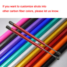 (carbon fiber) 2pcs 500N 30/35/40/45/50/55cm Gas Strut Bars Lift Supports Gas Spring