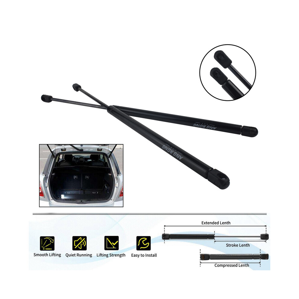 Pair Rear Tailgate Boot Support Gas Struts For Mini One Cooper R50 R53 9009166789058