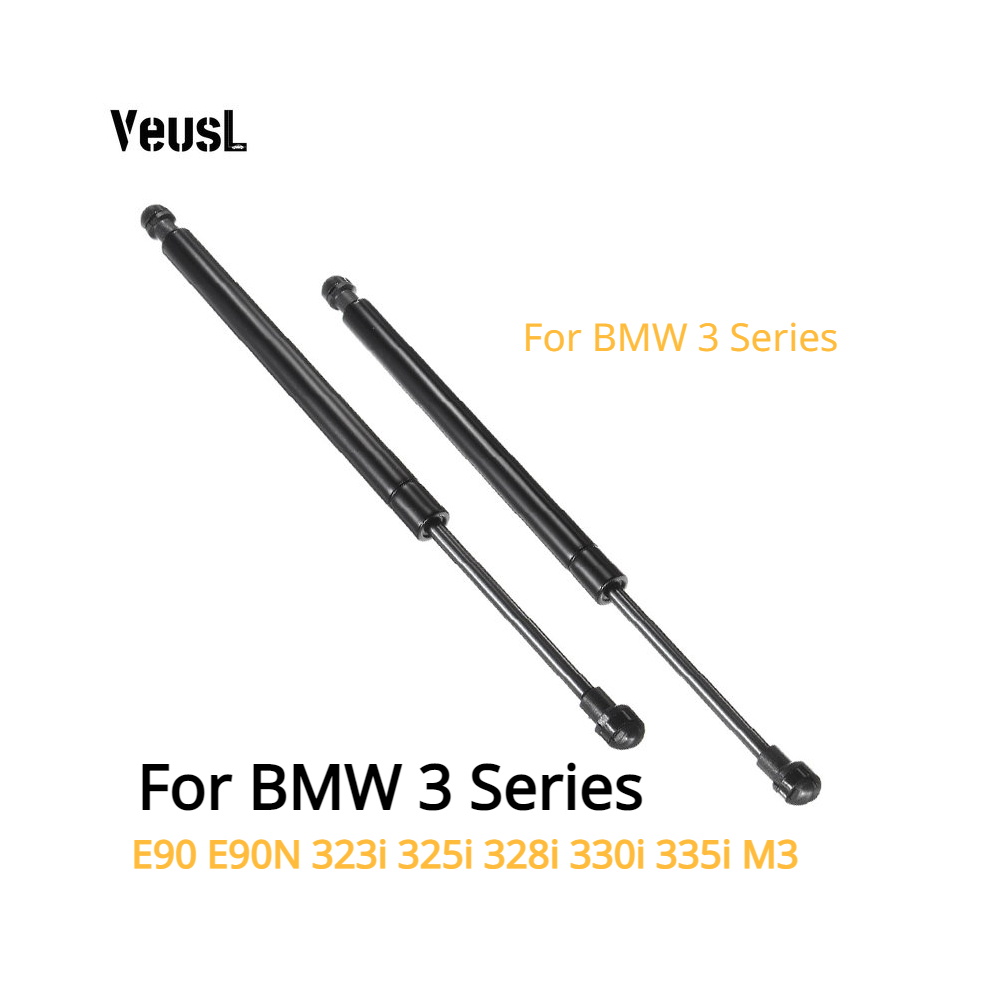 2Pcs For Bmw 3 Series E90 E90n 323I 325I 328I 330I 335I M3 Car Rear Tailgate Black 9009166797886