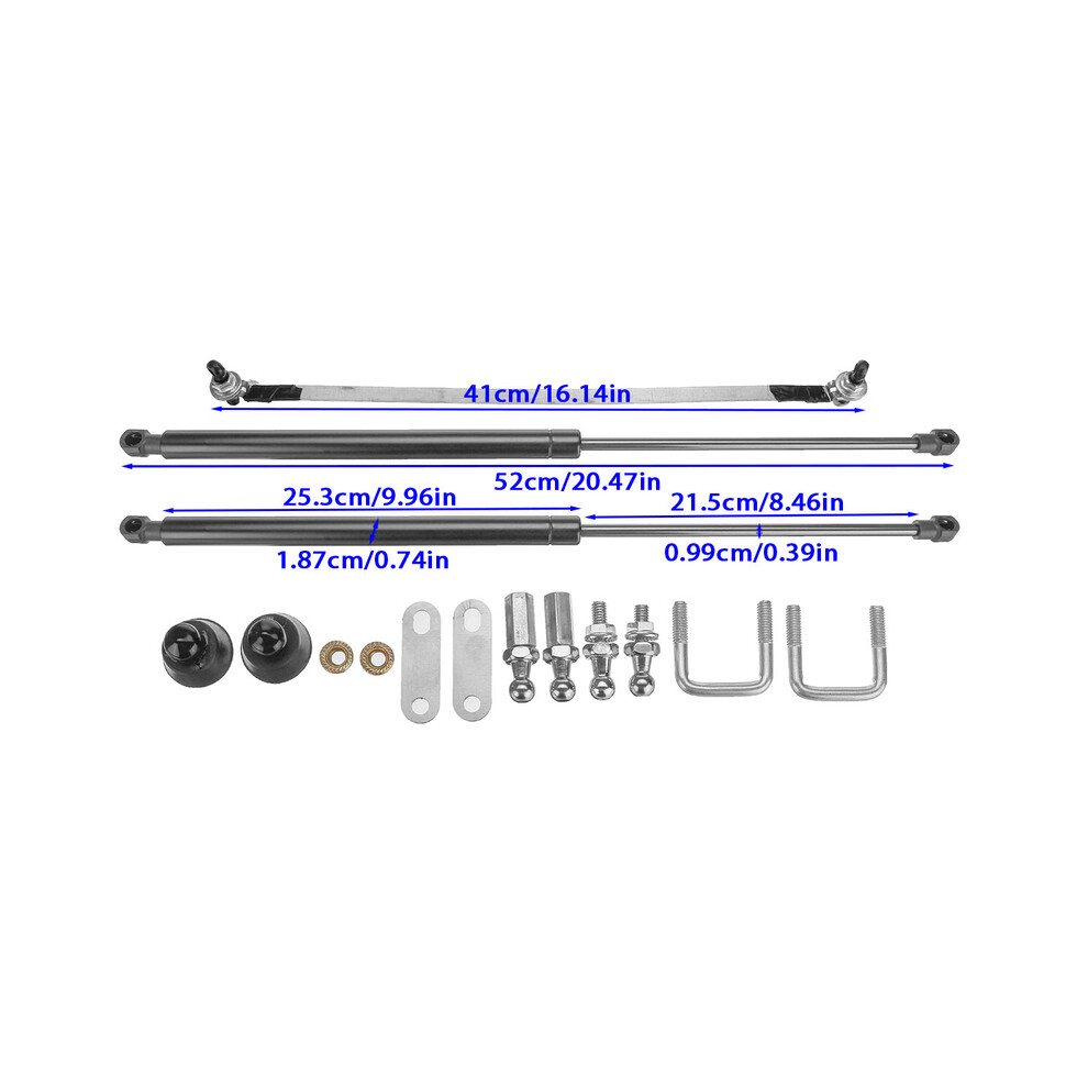 Rear Trunk Tail Gate Tailgate Boot Gas Spring Shock Lift Struts Support Black 9009166807462