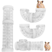 Hamster Tubes, Outdoor Tubes for Adventure, Transparent Materials, Hamster Cage and Accessories, Space Expanding Hamster Toys, Creative Connection, Tu