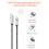 6 pcs 2m tresse Lightning cables charging data cable for Samsung XIAOMI HUAWEI 3