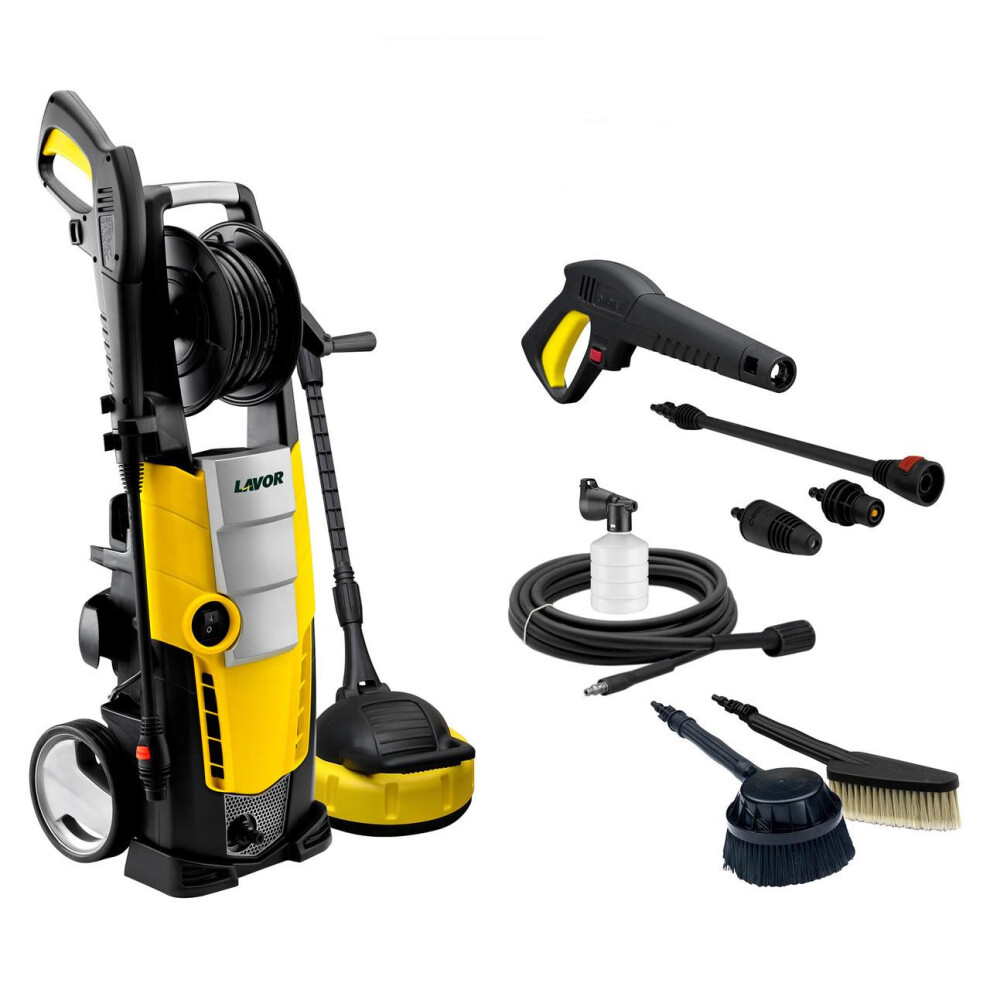 Lavor Galaxy 160bar Electric Pressure Washer 2500W 8.5L/Min Flow 6m Hose & Attachments