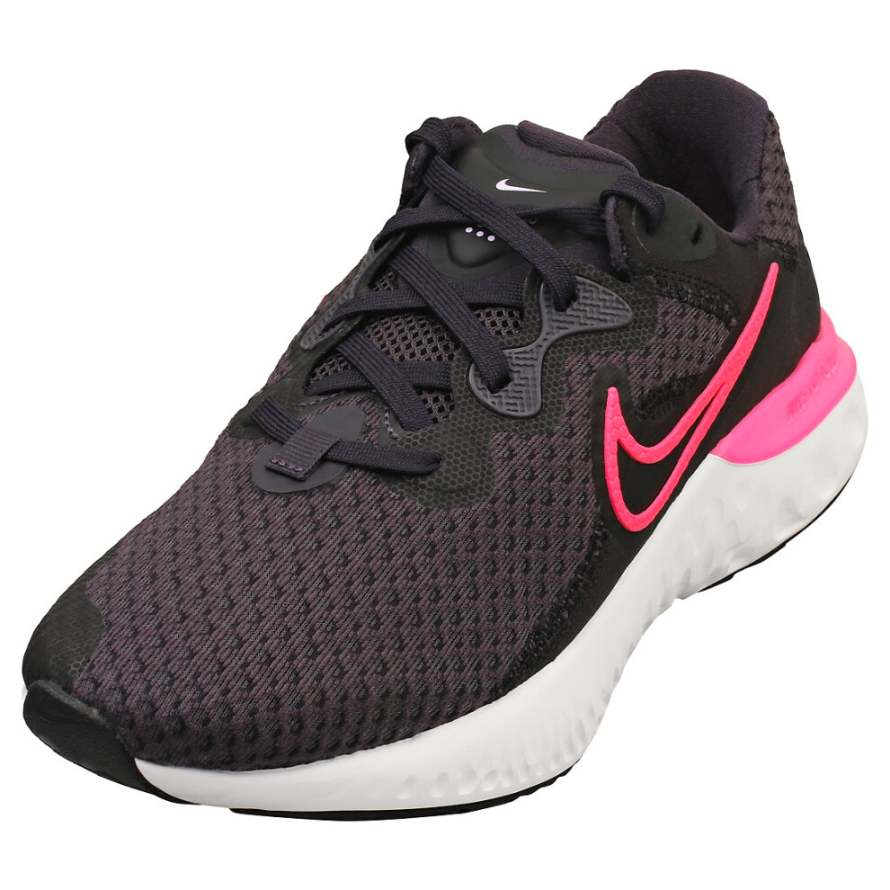 (5.5) Nike Renew Run 2 Womens Fashion Trainers in Purple Pink