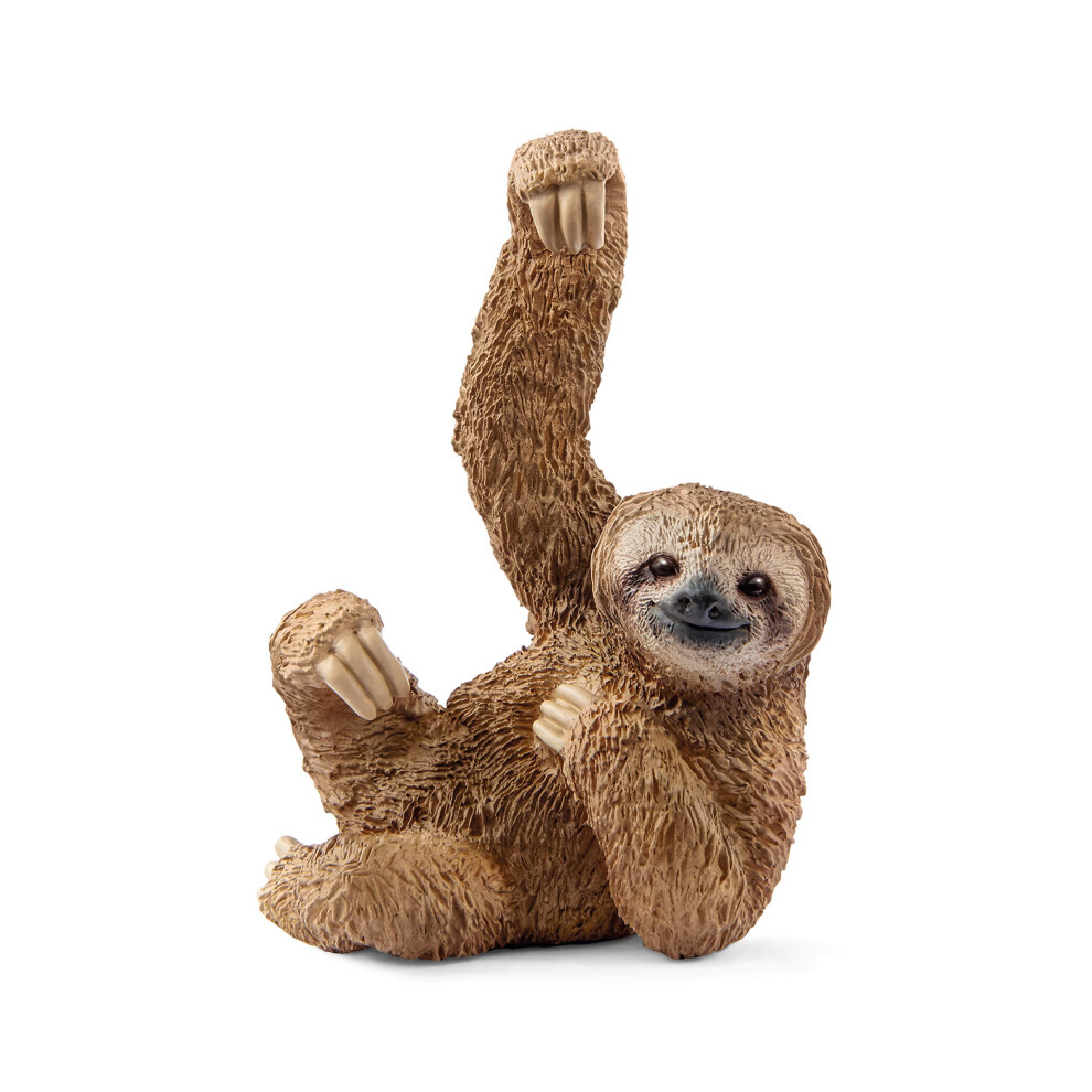 Schleich Wild Life, Wild Animal Jungle Toys for Boys and Girls Ages 3 and above, Sloth Toy Figurine