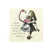 Talking Tables Truly Alice 13"" Alice im Wunderland Mad Hatter Party-Papierservietten fr eine Teeparty oder einen Geburtstag (20er-Pack)