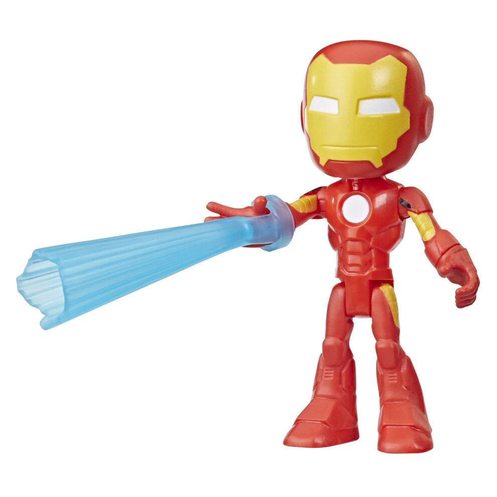 Spidey And His Amazi Spidey And His Amazing Friends Marvel Iron Man Action Figure Toy, Preschool Super Hero 4-Inch Scale Figure With Accessory, Kids Ages 3 And Up