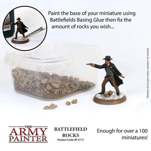 Basing Battlefields Essential Battlefield Rocks Basing 150ml 4117 2