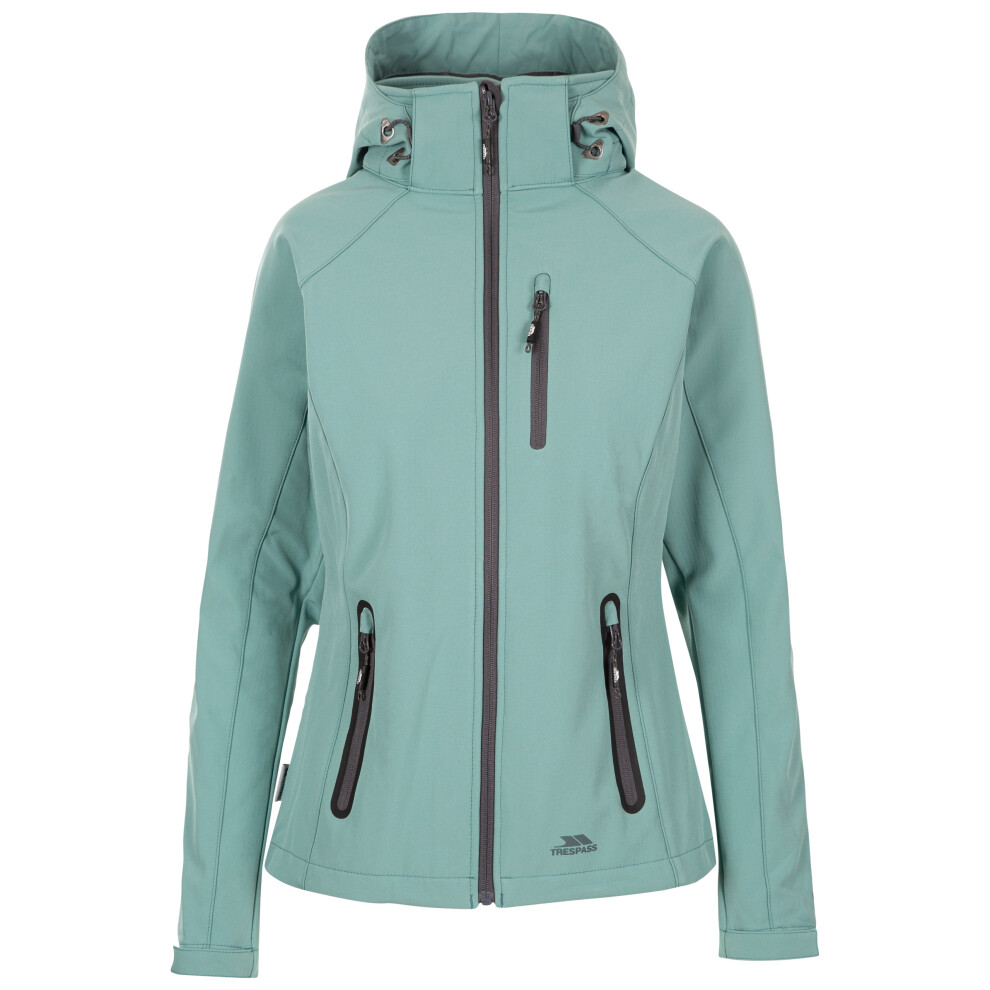 (6, Teal Mist) Trespass Womens Softshell Jacket Bela II