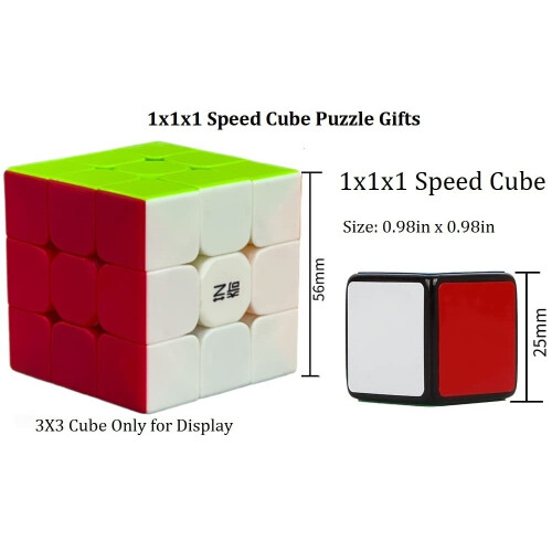 GoodCube 1x1x1 Terningterning 1x1 Magic Cube Puslespil Sort 1