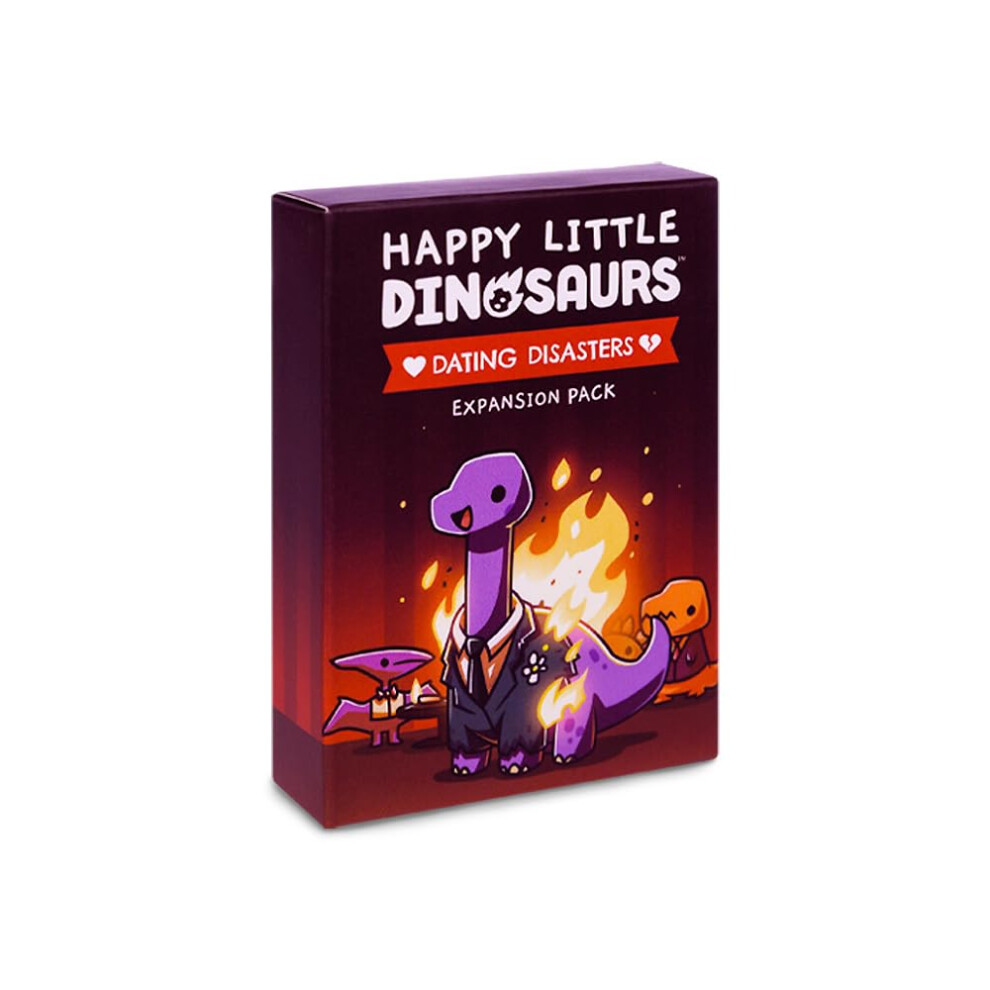 Photos - Board Game Happy Japan Unstable Games - Happy Little Dinosaurs: Dating Disasters Expansion Pack - Cute Card Game for kids, teens, & adults - Dodge