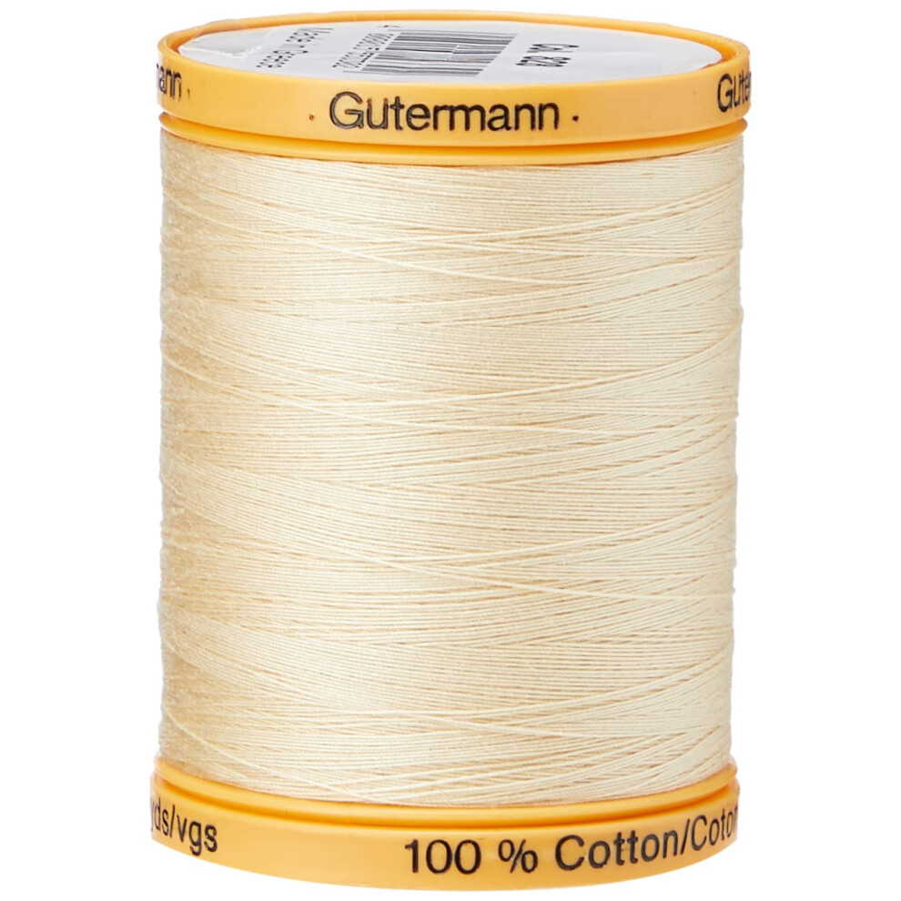 gutermann Natural cotton Thread Solids 876 Yards-Vanilla cream