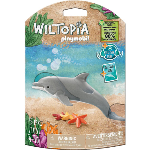 PLAYMOBIL Playmobil Wiltopia Δελφίνι Ζωικό Μορφάκι 1