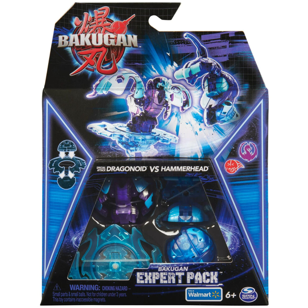 Bakugan 3.0 Third Generation 2023 Expert Pack Special Attack Dragonoid vs Hammerhead