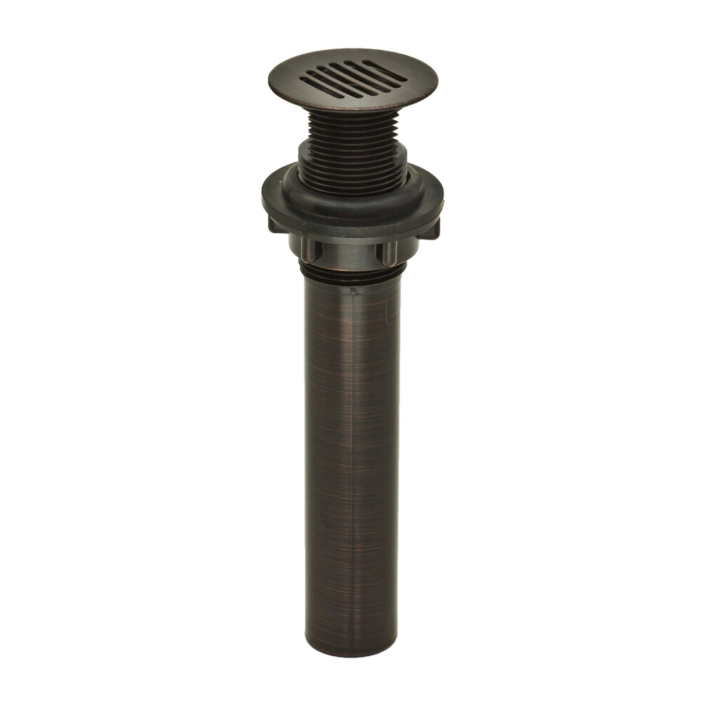Drain     grille DecoDRAIN pour meuble-lavabo/vasque/   vier de salle de bain, corps en ABS plaqu    sans trop-plein ; bronze huil    ; PF0727-ORB