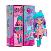 Cry Babies BFF Lala Fashion Doll with 9+ Surprises Including Outfit and Accessories for Fashion Toy, Girls and Boys Ages 4 and Up, 7.8 Inch Doll, Mul