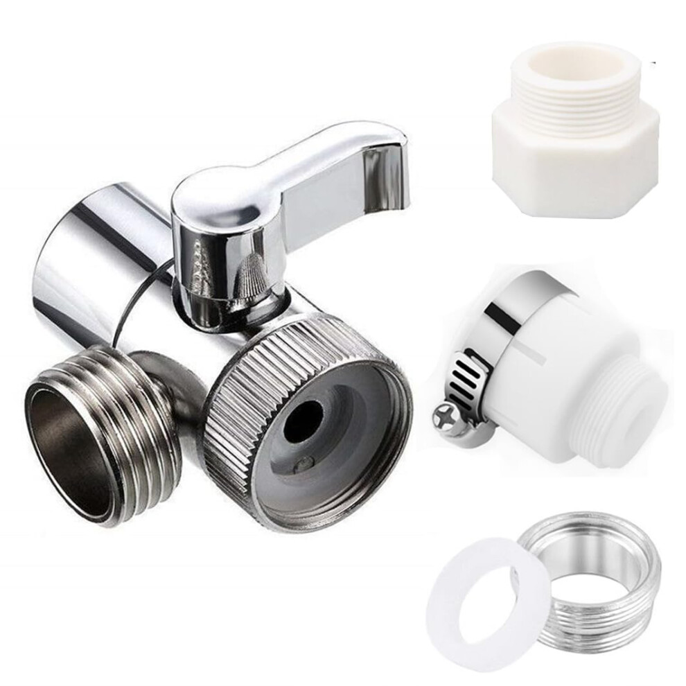 Hstyaig Brass Sink Valve Diverter Faucet Splitter For Kitchen Or Bathroom Sink Faucet Faucet To Hose Adapter With Universal Faucet Adaptor Splitter P 713839453144