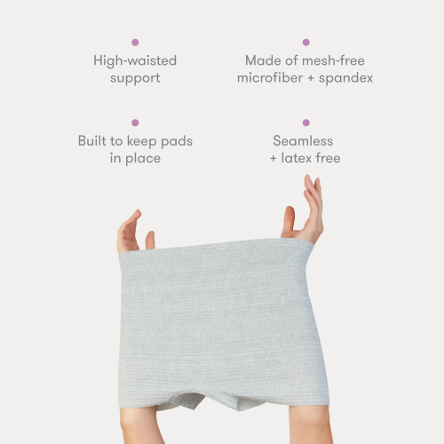 Frida Mom Γυναικείο Boyshort, Γκρι, Κανονικό (Μέση 28"-42" Ανοιγμένη) 2