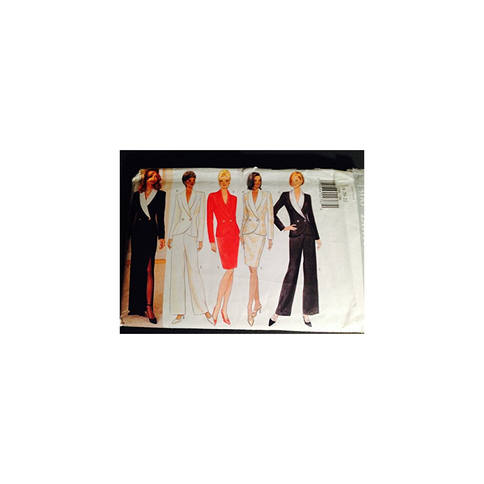 Butterick Misses' Jacket Pant And Skirt 4306 Sizes 18 - 20 - 22