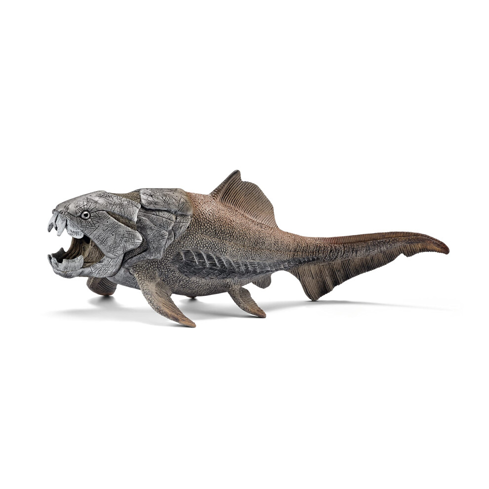 Schleich Dinosaurs Realistic Dunkleosteus Figurine with Movable Jaw - Prehistoric Jurassic Dino Toy with Highly Detailed Movable Jaw, Education and F