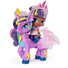 Hatchimals Pixies Riders, Moonlight Mia Pixie und Unicornix Gleiter Set mit Geheimfunktion
