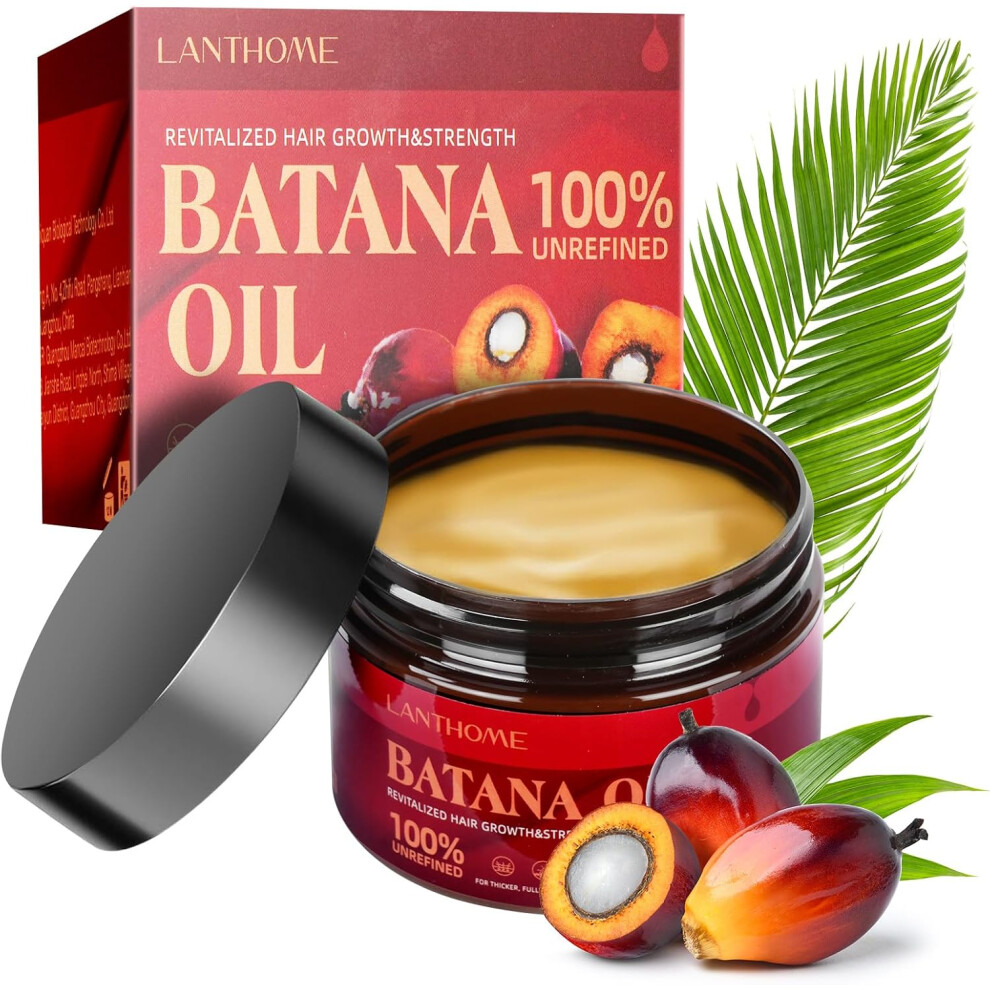 Gogerstar Raw Batana Oil For Hair Growth, 120Ml Organic Batana Oil, Pure&Natural Batana Oil For Healthier Thicker Fuller Hair
