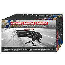 Carrera 20574 1/30 High Banked Curve - Accesorio de pista de 6 piezas para Digital 124/132 y Evolution Large