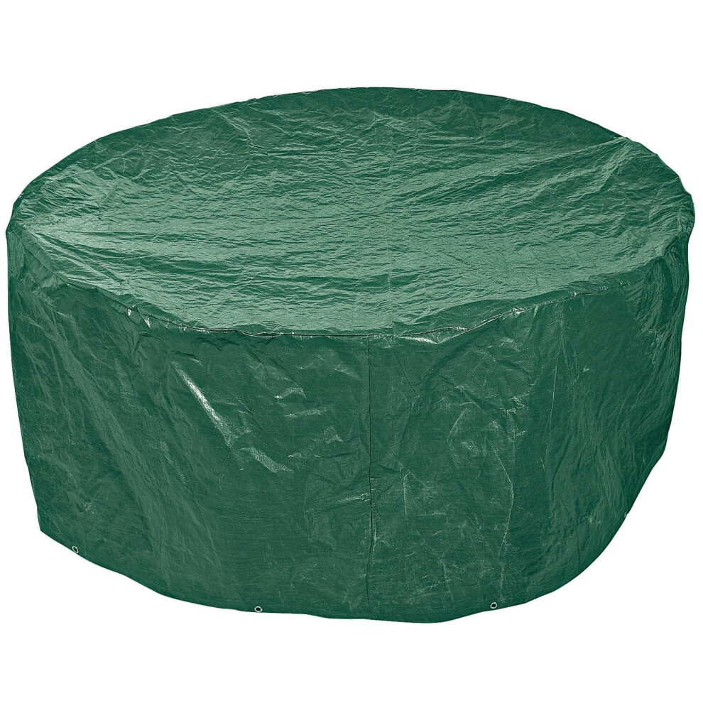 Draper 76232 1900 mm x 800 mm Circular Patio Set Cover, Green