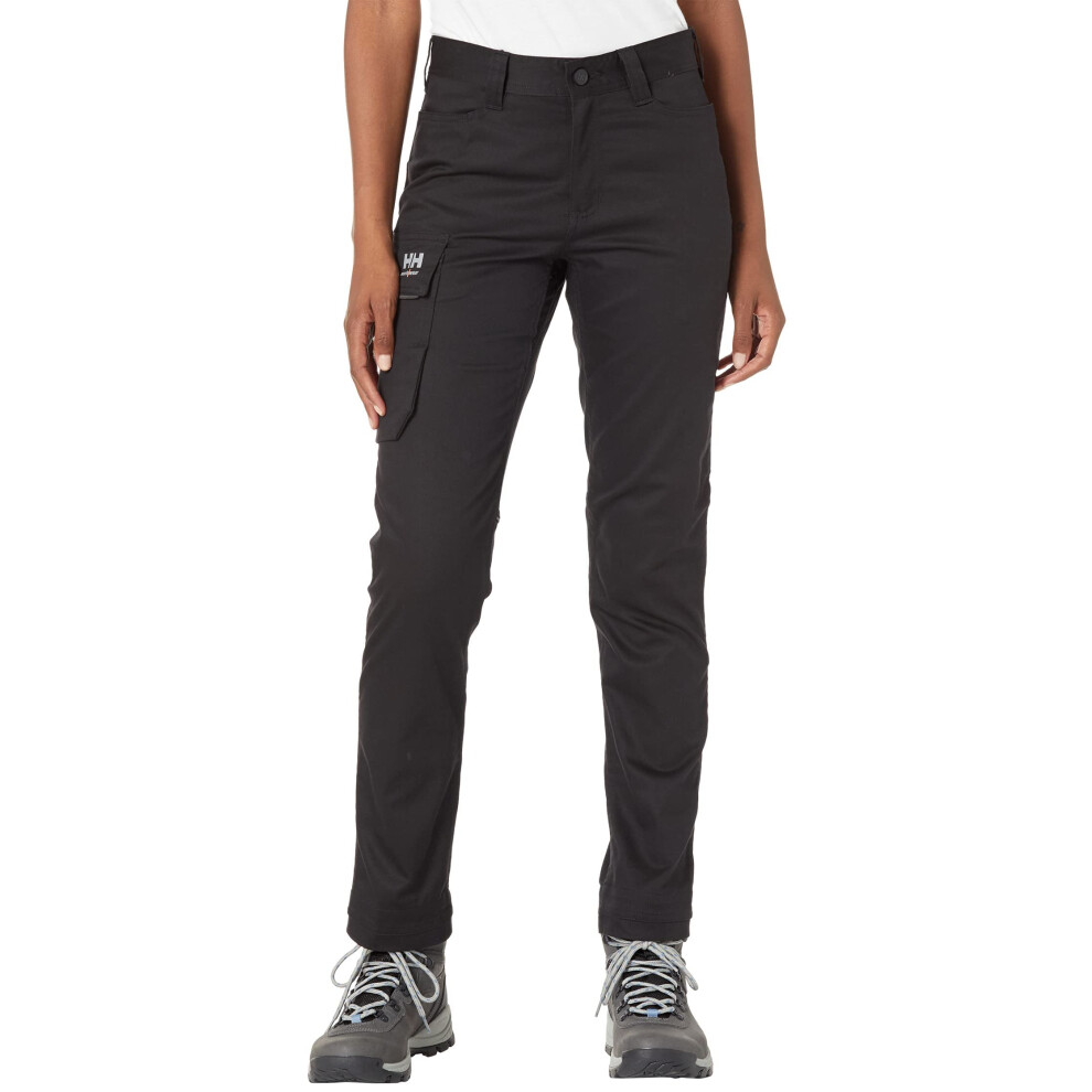 Helly-Hansen Women's Workwear Luna/Gale Light Service Pant, 990 Black - 6/32