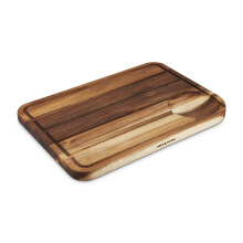 Cole & Mason Berden Large Chopping & Carving Board - Wood Cutting Board - Chopping Board with Juice Channel for Meats, Vegetables and Fruits - Revers