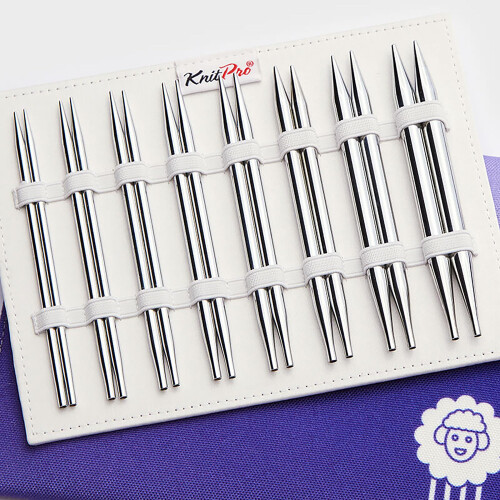 KnitPro Interchangeable Circular Knitting Needle Tips Deluxe Set - Nova Metal (3.50-8.00mm) 2