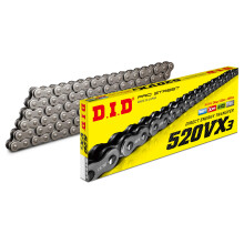 DID (520VX3-104) Steel 104 Link High Performance VX Series X-Ring chain with connecting Link