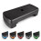KAYMAN Exercise Stepper, Adjustable Fitness Step Platform, Black, 2 Step 1