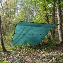 DD Hammocks - DD Tarp 3x3 - Verde Oliva (10ft x 10ft) - 100% Impermeável e Leve