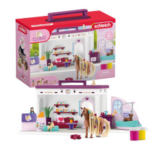 Coffret Mallette di Moda per cavalli, Schleich 42614 Horse Club Bellezze di Sofia, 66 Pezzi, Da 3 anni