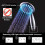 Sistema de Chuveiro Ana Bath LSS5430CCP 4" LED com 5 Funções e Conector de BRONZE 2
