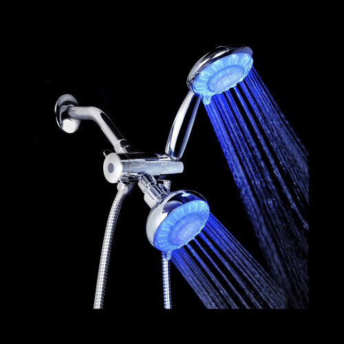 Sistema de Chuveiro Ana Bath LSS5430CCP 4" LED com 5 Funções e Conector de BRONZE