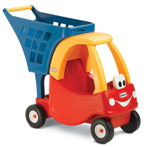Little Tikes Sm tiker mysiga kundvagn rd/gul