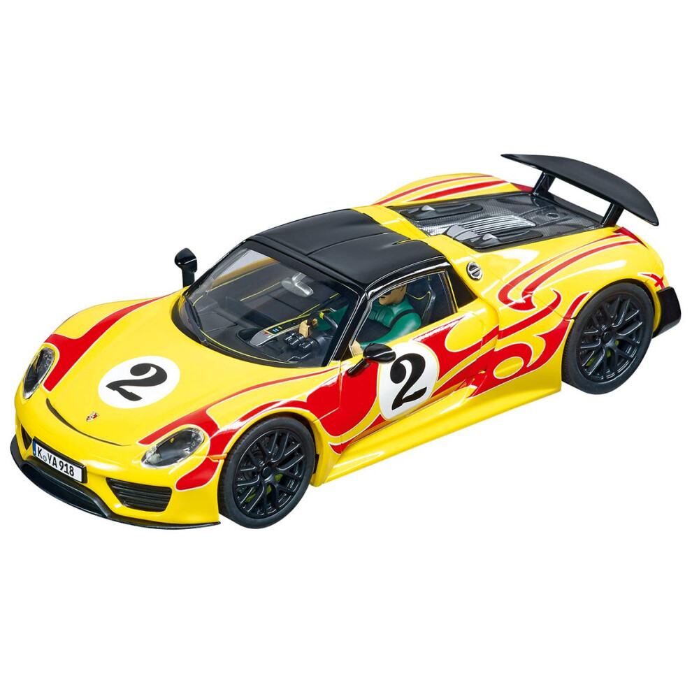 Carrera 27599 Porsche 918 Spyder #2 Evolution Analog Slot Car Racing Vehicle 1:32 Scale