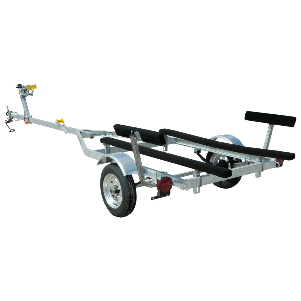 Ce Smith - 27660 2-Foot Bunk Board Guide-On - Adjustable Boat Trailer With High-Grade Marine Carpet Fabric - Black
