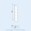 NES Home Nes Home Black Grid 700mm Shower Screen 8mm Tempered Glass With 300mm Return Panel 11