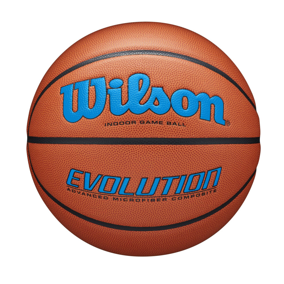 Wilson Evolution Official Size Game Basketball-Royal