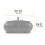Assador de batatas de ferro fundido Petromax 30 cm 2