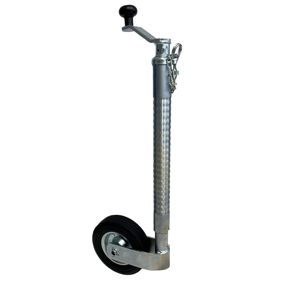 Ab Tools 48Mm Ribbed Jockey Wheel For Trailer Super Heavy Duty 5056133351620