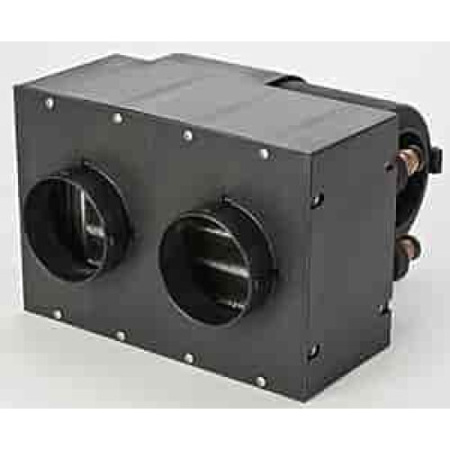 JEGS 12V Auxiliary Heater - 28,000 BTU, 260 CFM For UTV, Truck, Van, Tractor Cab - Compact 3-Speed Heater