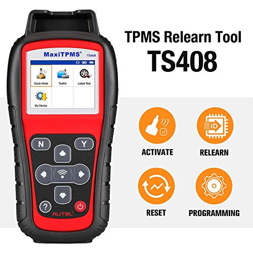 Autel Autel TPMS Relearn Tool TS408, Upgraded Version of Autel TS401, TPMS Reset, Sensor Activation, Program, Key Fob Testing, with Lifetime Update